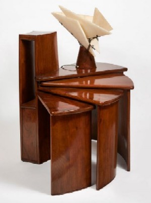 Pierre Chareau Table with Lamp